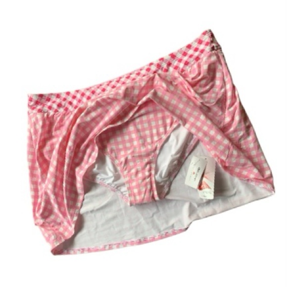 LANDSEND x Draper James Women’s Plus Size 15” Swim Skirt With Attached Panty - Picture 2 of 6